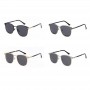 Big Frame Oval Prescription Sunglasses Men Polarized Fashion Metal Anti-Glare Nearsighted Sun Glasses For Man 0 -0.5 -0.75 To -6