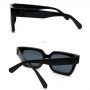 Fashionable blue square sunglasses for women New big frame color changing visor glasses  brand designer Shading mirror male uv40
