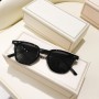 New Fashion Square Sunglasses Women Men Brand Designer Ocean Color Sun Glasses Unisex Green Gradient Eyewear