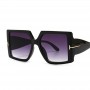 New Square Sunglasses Women Oversized Design Fashion Lady Sun Glasses Vintage Big Frame Brand Designer Shades UV400 Eyewear
