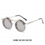 New Round Hollow Metal Sunglasses Steampunk Men Women Fashion Glasses Brand Designer Retro Vintage Sunglasses UV400