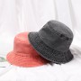 Washed Denim Cotton Bucket Hats Designer Unisex Streetwear Fisherman Hats for Women Hip Hop Unisex Caps