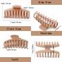 8 Pcs Hair Clips Large claw for Thick Hair No Slip, Strong Hold Big Hair Claw Banana Hair Claw Clips for Women Hair Accessories