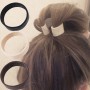 Woman Ponytail Holder Hair Tie Foldable Hair scrunchies Silicone Stationarity Elastic Hair Band Simple hair accessories