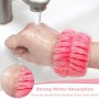 Spa Wrist Washband Microfiber Wrist Wash Towel Band Wristbands for Washing Face Absorbent Wristbands Wrist Sweatband for Women