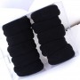 2/5/10 Pcs/Set Women Girl Simple Solid Width Scrunchies Rubber Bands Lady Soft Elastic Hair Band Female Fahsion Hair Accessories