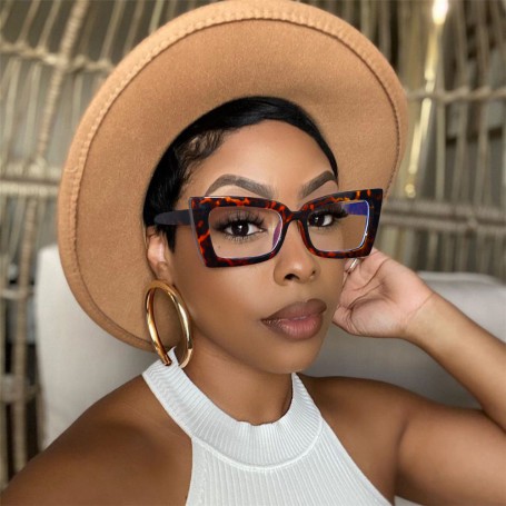 Women's Glasses  Trend Computer Goggles Glasses Transparent Optical Spectacle Eyeglass