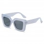 Fashion Rivet Square Women Luxury Sunglasses Retro Men Trending Leopard Pink Black Sun Glasses Shades