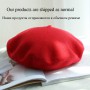100%  Wool Thick Berets Artist French Beret Women Painter Hat Girls  Female Warm Walking Cap