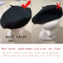 100%  Wool Thick Berets Artist French Beret Women Painter Hat Girls  Female Warm Walking Cap