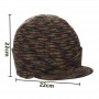 Winter Knitted Beanies Hats Fashion Solid Color Visors Caps For Men Soft Outdoor Sport Warm Skullies Hats Thicken Snow Caps
