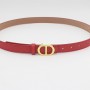 Luxury Design Belts for Women Thin Casual Belt PU Leather Dress Ladies Belt Students Woman Waistband D Shape Buckle Belts 2022
