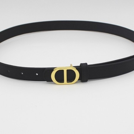 Luxury Design Belts for Women Thin Casual Belt PU Leather Dress Ladies Belt Students Woman Waistband D Shape Buckle Belts 2022