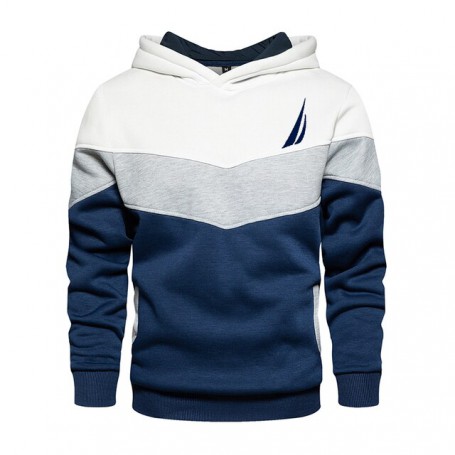 Hoodie Nautica Long Sleeve Printed Sportswear Multicolor Available Fashion Casual Jogging Sweatshirt M-3XL