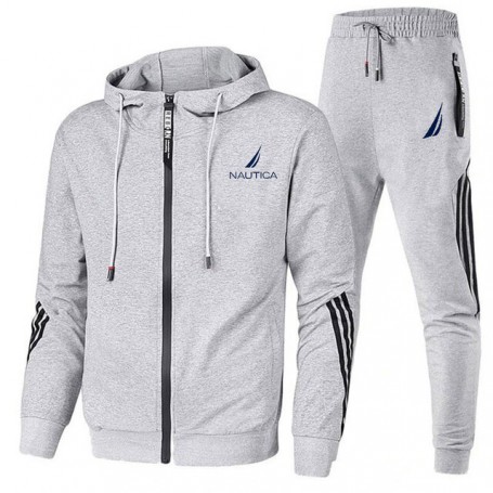 Track suit men's printed casual slim  jogging fitness sportswear