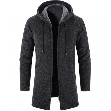 Cashmere Men's Cardigan Chenille Outer Sweater Sweater Sweater Coat Windbreaker