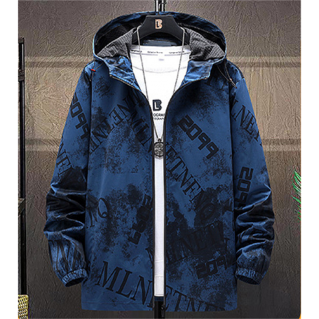 Men's clothing autumn and winter men's camouflage letter jacket simple atmosphere soft fabric autumn indispensable jacket sports