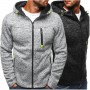 Brand Jacquard Hoodie Fleece Cardigan Hooded Coat Men's Hoodies Sweatshirts Pullover For Male Hoody Sweatshirt