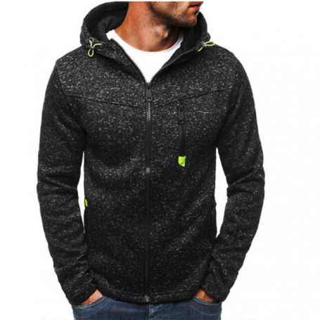 Brand Jacquard Hoodie Fleece Cardigan Hooded Coat Men's Hoodies Sweatshirts Pullover For Male Hoody Sweatshirt