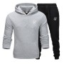 New Sets Fashion  Sporting Suit Sweatshirt Sweatpants Mens Clothing 2 Pieces Sets Slim Tracksuit