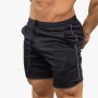 Gyms Workout Male Breathable Mesh Quick Dry Sportswear Jogger Beach Solid Shorts Men Fitness Bodybuilding Shorts