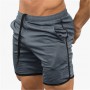 Gyms Workout Male Breathable Mesh Quick Dry Sportswear Jogger Beach Solid Shorts Men Fitness Bodybuilding Shorts