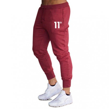 Hot sale solid casual Mens Casual Slim Fit Tracksuit Sports Solid Male Gym Cotton Skinny Joggers Sweat Casual Pants Trousers
