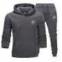 New Sets Fashion  Sporting Suit Sweatshirt Sweatpants Mens Clothing 2 Pieces Sets Slim Tracksuit