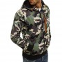 Men's Camouflage Jackets Hooded Coats Casual Zipper