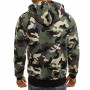 Men's Camouflage Jackets Hooded Coats Casual Zipper