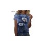 T SHIRT Sexy Fashion Ladies T-shirt  New  Loose Women's Floral Print XL Top 3D Printed Abstract Pattern Lovely