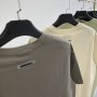 T-shirt Loose Rubber Letter logo Ovesized Short Sleeve Hip hop Unisex 100% Cotton Sports Tees