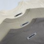 T-shirt Loose Rubber Letter logo Ovesized Short Sleeve Hip hop Unisex 100% Cotton Sports Tees