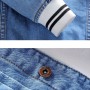 Denim Jacket Men Autumn Fashion Cool Trendy Mens Jean Jackets Spring Casual Coat Outwear Stand Collar Motorcycle Cowboy