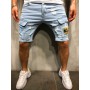 Hot Sale Men's Casual Sports Denim Shorts Man