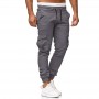 Men's Trousers Joggers Solid Multi-pocket Mens Pants Outwear Casual Sweatpants Men Hip Hop Harem Four Seasons 3XL