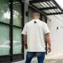 Brand gym clothing mens cotton fitness t shirt fashion extend hip hop summer short sleeve t-shirt bodybuilding muscle tshirt