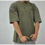 Oversized Casual Sports T-shirt Summer Gym Fitness Bodybuilding Workout Shirts Loose fashion Short Sleeves Tees M-XXXL