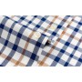 11 Color Cotton Oxford Striped Plaid Longsleeve Shirt for Men Dress Shirts 8XL High Quality Pure Color Business Button Up Shirt