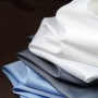 Casual Business High Elasticity Soft Cozy No Pockets Thin White Work Shirt Long-sleeved Shirt Men Slim Fit Non-iron Work Shirt