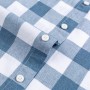Large Size 8XL 7XL Men's Oxford Plaid Shirt For Male Long Sleeve High Quality Pure Cotton Soft Comfort Slim Fit Man Dress Shirts