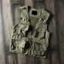 Mens Summer Outdoor Work Fishing Travel Photo Vest with Pockets Mesh Vest Jacket Breathable  Lightweight Casual Vest Jacket
