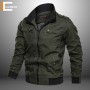 Men's Jackets   Multi-pocket Military Bomber Jacket Male Casual Air Force Flight Coat Male  Plus Size 5XL