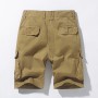 Men Shorts  Fashion Solid Shorts Mens Casual Shorts Military Short Pants Male Bermuda Cargo Overalls Multi Pockets Breeches