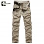 New Casual Mens Pants 97% Cotton Military Trousers Fashion Wear-resistant Jogger Male Sweatpant Autumn Black Cargo Straight Pant