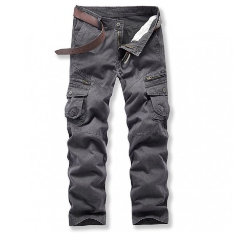 Men's Military Tactical Pants Cotton High Quality Outdoor Trekking Traveling Trousers Male Multi-Pockets Work Pants Men 26-40
