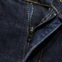 Male Jeans Pants Stretch  Patchwork Jeans Men Fashion Streetwear Dark Blue Trousers For Men Original Man Jeans