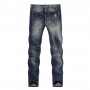 Jeans Straight Retro Blue Stretch Vintage Casaul Streetwear  Jeans Size 40