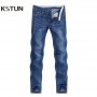 Jeans Men  Blue Slim Straight Denim Pants Casual Fashion Men's Trousers Full Length Cowboys Male Jeans Hombre