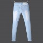 Pure Cotton Good Quality 4 colors Skinny Jeans Men Spring and Autumn Slim fit Jeans Men Elastic Denim Pants Cowboy Trousers